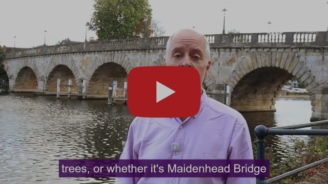 Image of Cllr Simon Werner in front of Maidenhead Bridge